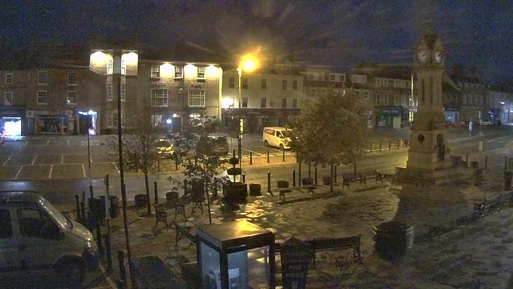 Thirsk webcam overlooking the Market Place