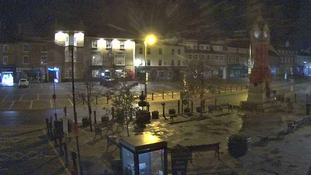 Thirsk webcam overlooking the Market Place