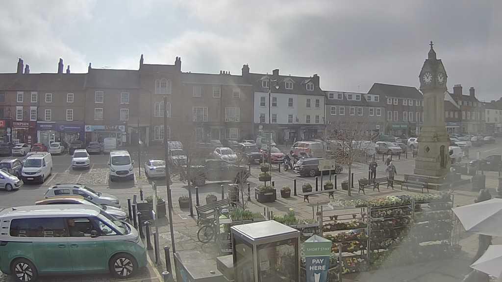 Thirsk webcam overlooking the Market Place