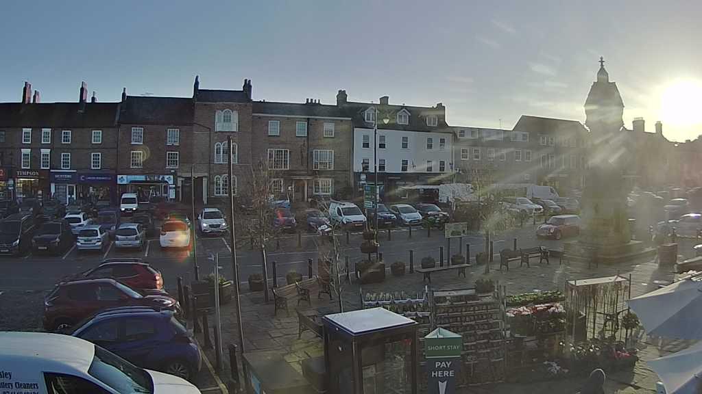 Thirsk webcam overlooking the Market Place