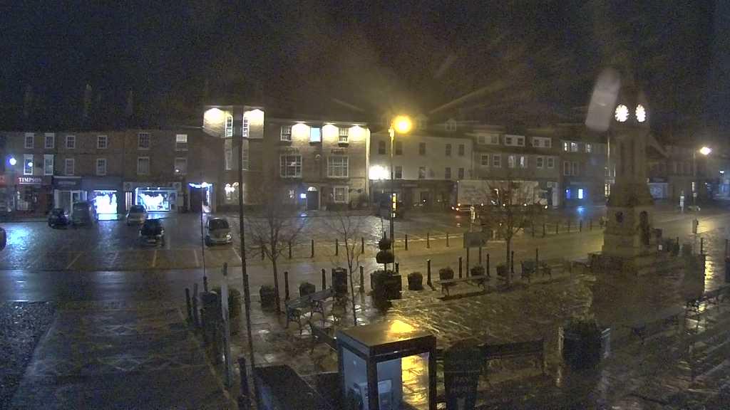 Thirsk webcam overlooking the Market Place