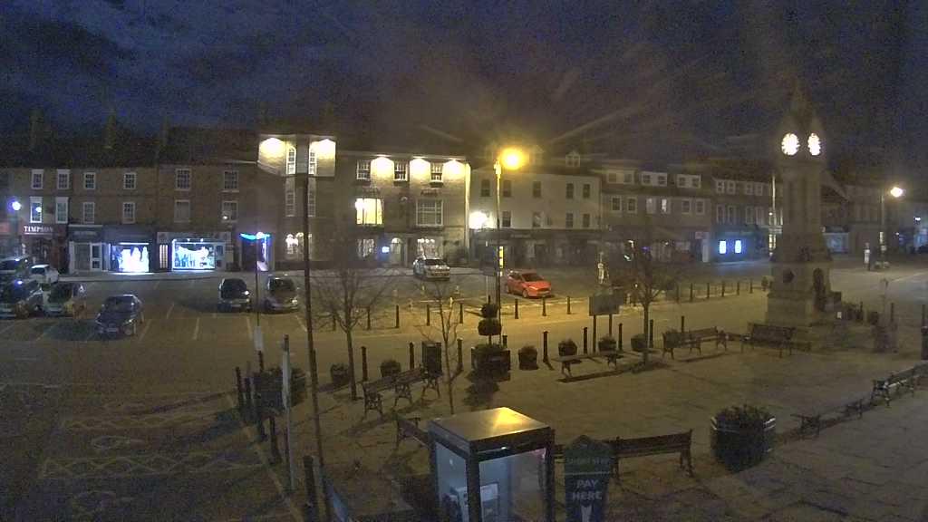 Thirsk webcam overlooking the Market Place