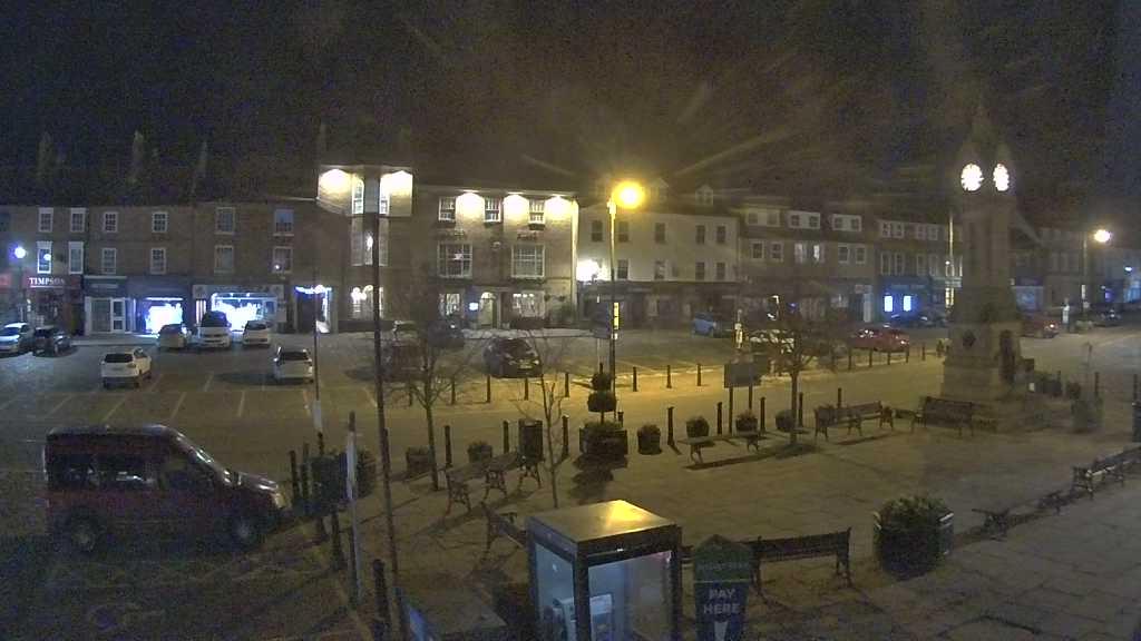Thirsk webcam overlooking the Market Place