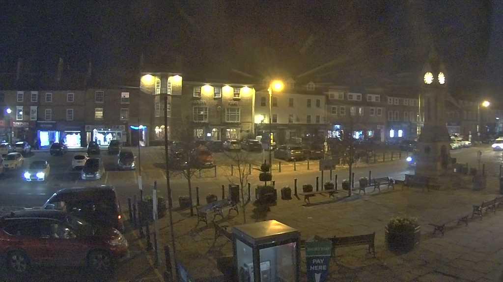 Thirsk webcam overlooking the Market Place