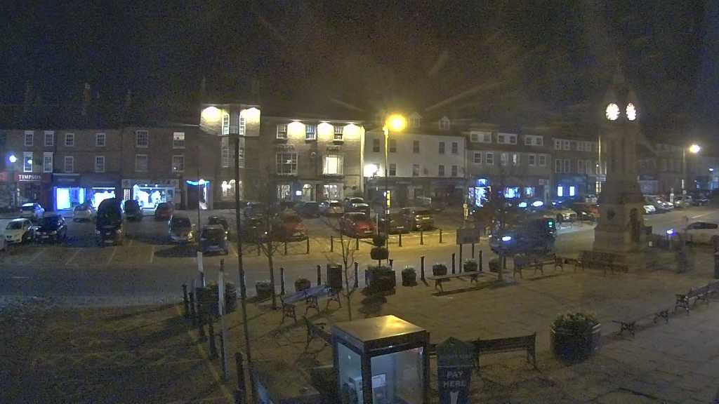 Thirsk webcam overlooking the Market Place