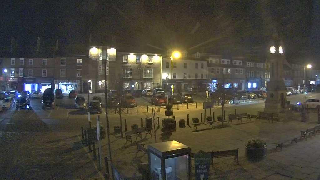 Thirsk webcam overlooking the Market Place