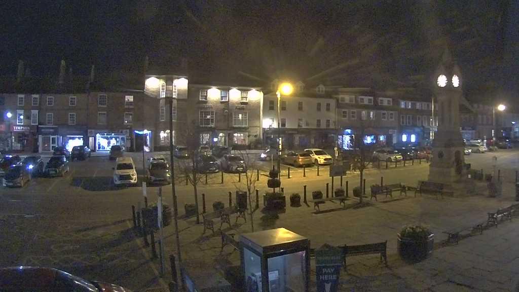 Thirsk webcam overlooking the Market Place