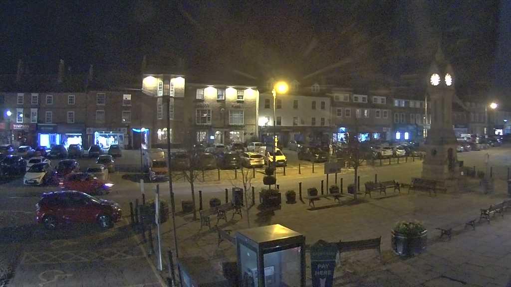 Thirsk webcam overlooking the Market Place