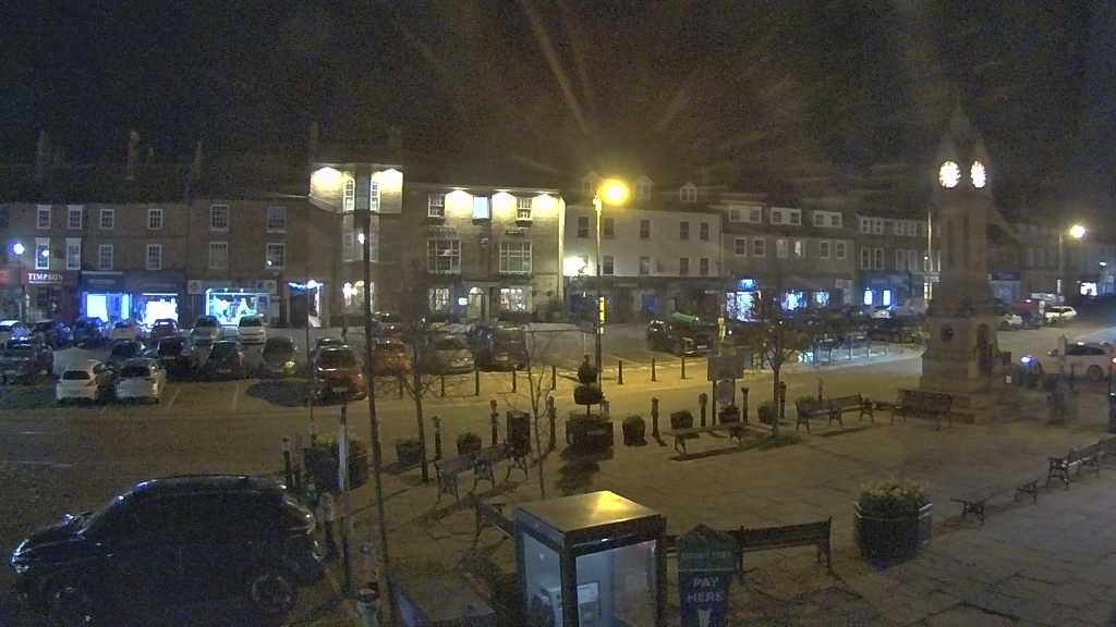 Thirsk webcam overlooking the Market Place