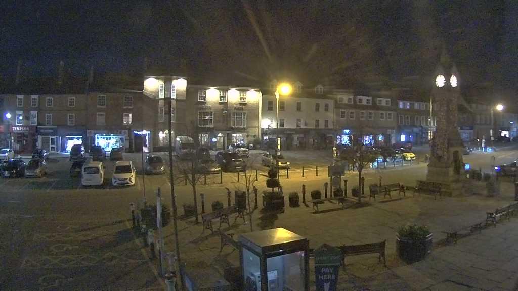 Thirsk webcam overlooking the Market Place
