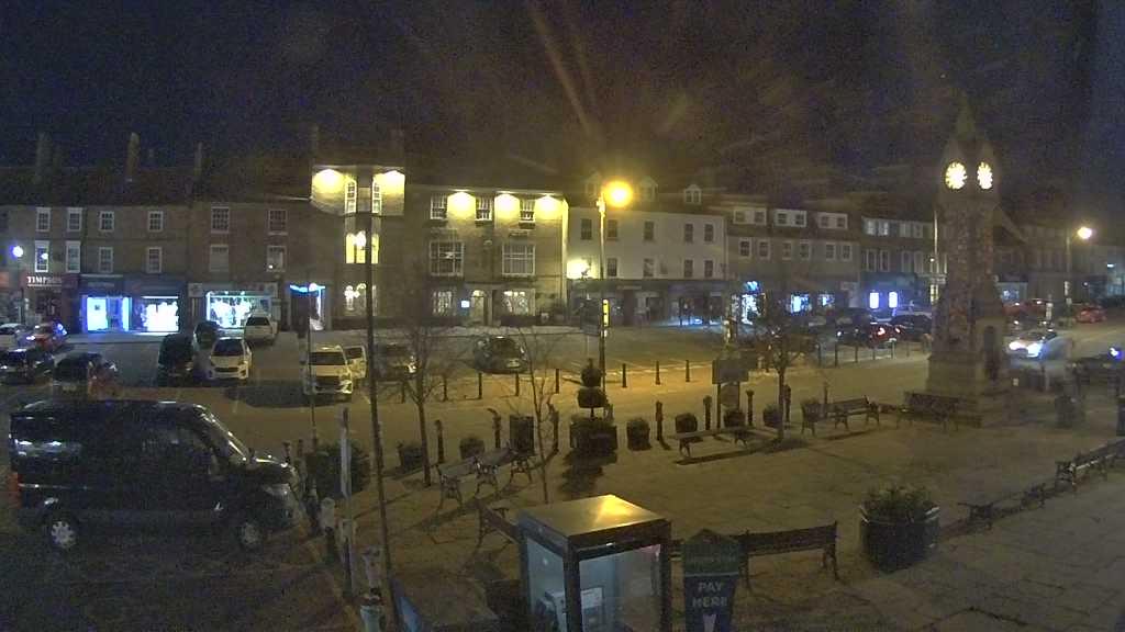 Thirsk webcam overlooking the Market Place