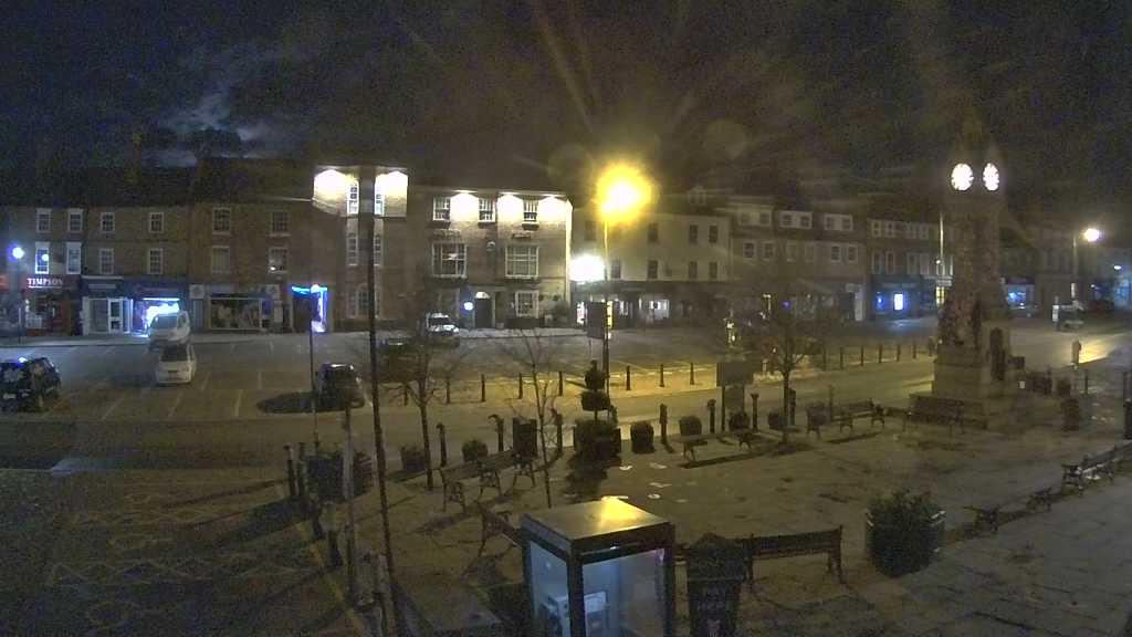 Thirsk webcam overlooking the Market Place