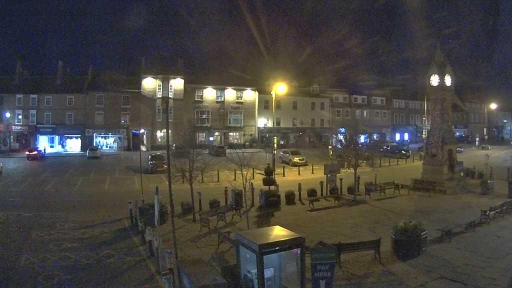 Thirsk webcam overlooking the Market Place