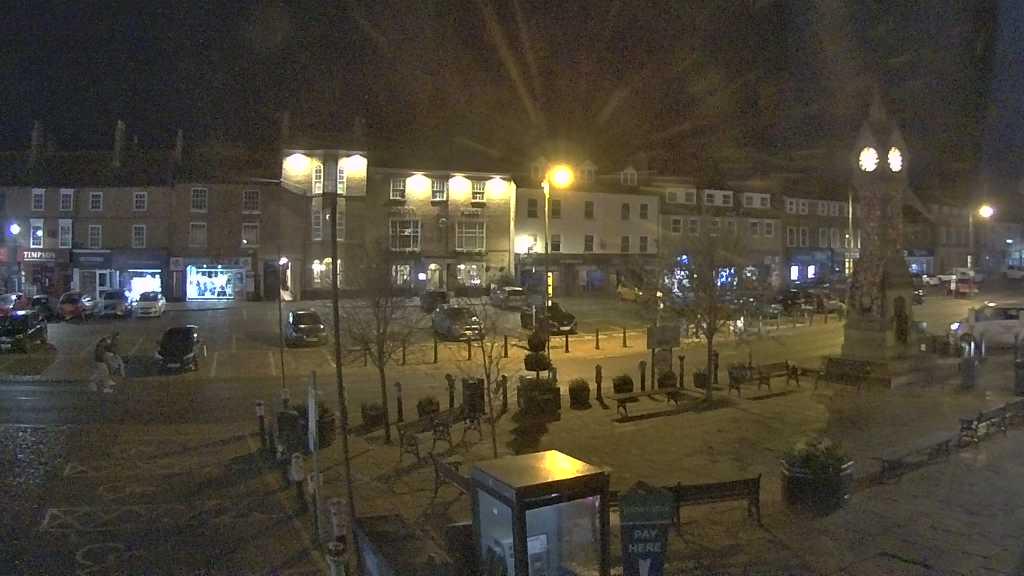 Thirsk webcam overlooking the Market Place