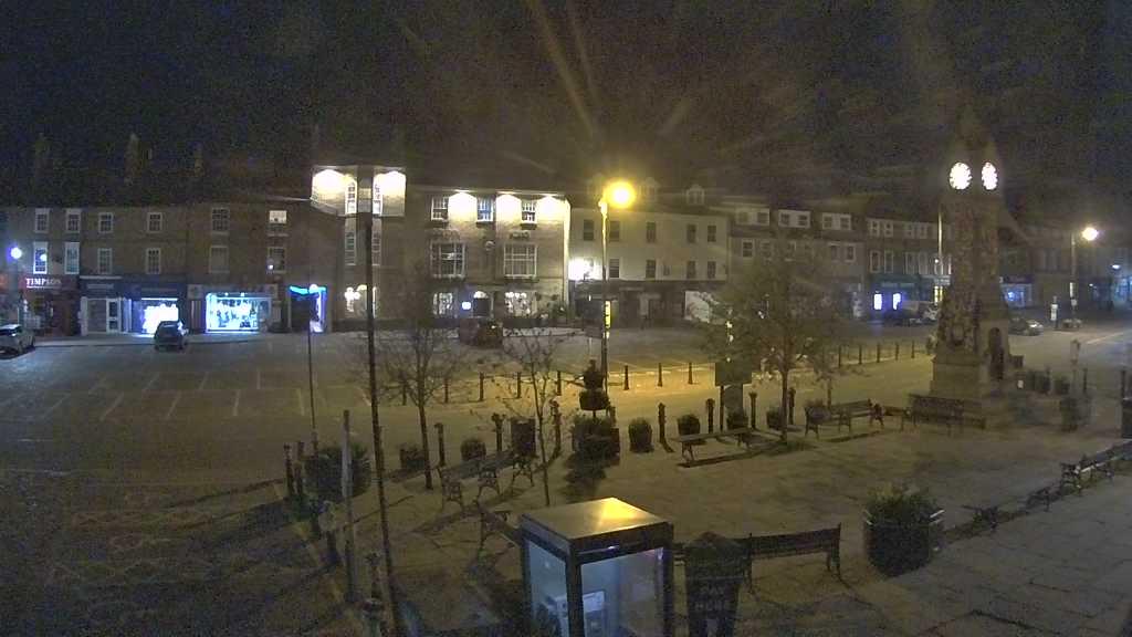 Thirsk webcam overlooking the Market Place