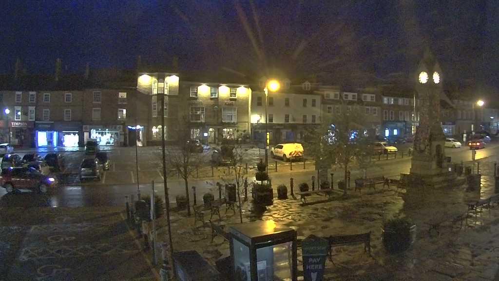 Thirsk webcam overlooking the Market Place