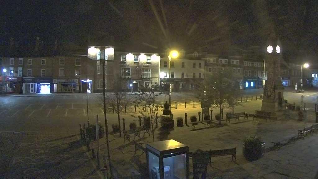 Thirsk webcam overlooking the Market Place