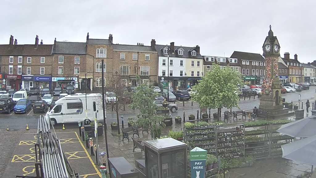 Thirsk webcam overlooking the Market Place