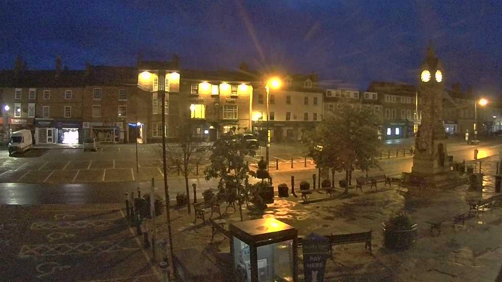 Thirsk webcam overlooking the Market Place