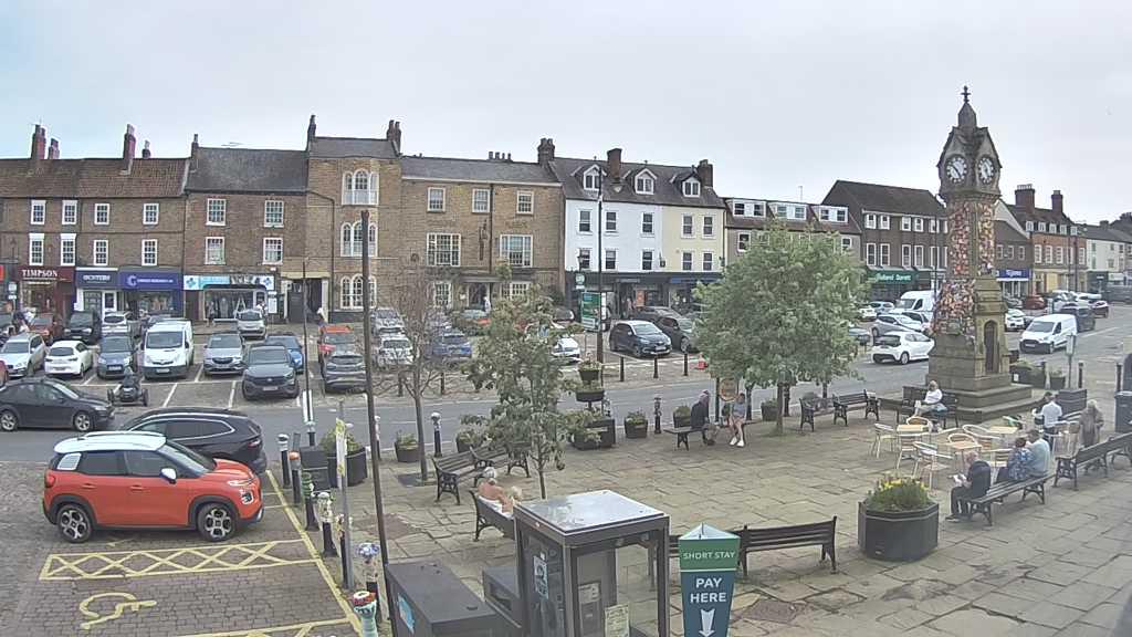 Thirsk webcam overlooking the Market Place