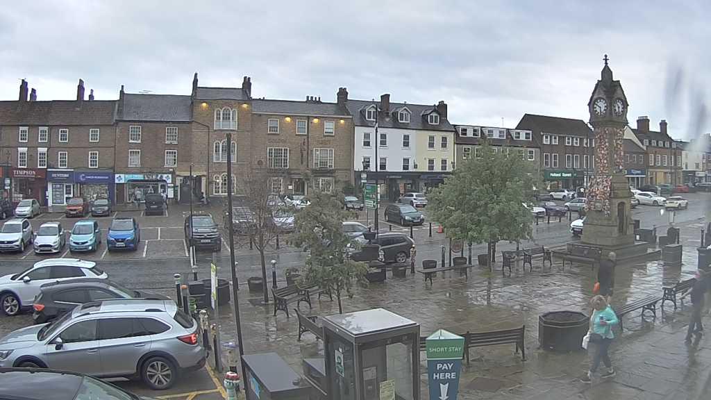 Thirsk webcam overlooking the Market Place