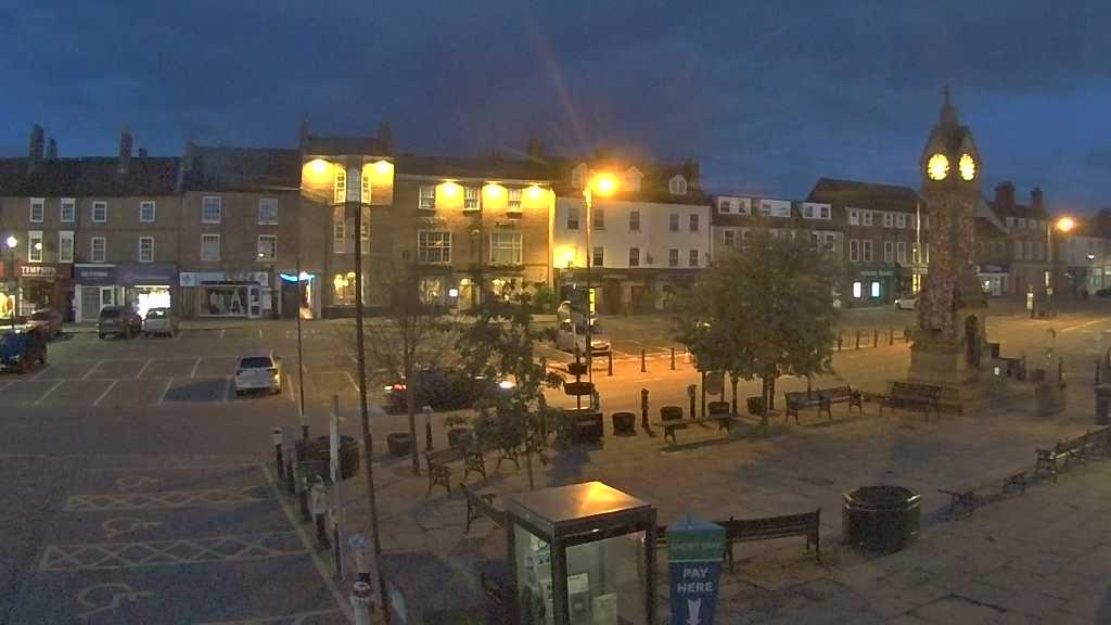 Thirsk webcam overlooking the Market Place