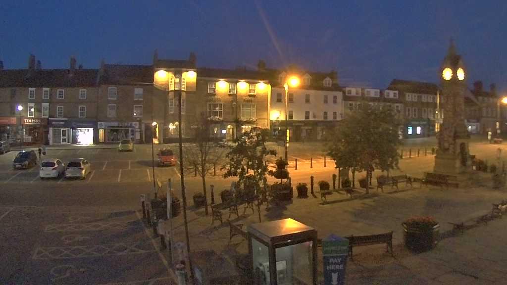 Thirsk webcam overlooking the Market Place